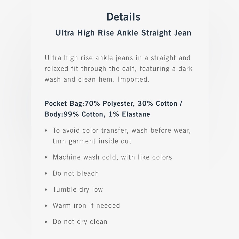 Abercrombie Ultra High Rise Straight Jean Short - Picture 4 of 6